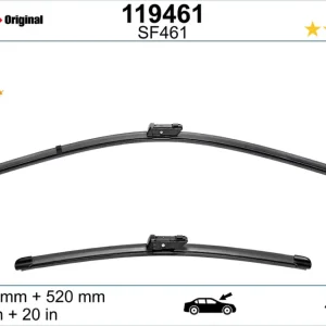 SWF SF461 Scheibenwischer 119461 - DAS ORIGINAL SET600mm / 520mm Solange Der Vorrat Reicht
